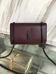 ysl monogram kate in grain de poudre embossed leather CohotBag 5017 - 1