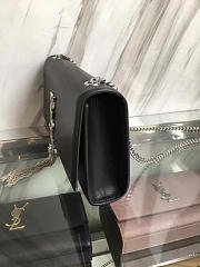 YSL Medium Kate Bag With Leather Tassel silver-  24cm x 14cm x 4.5cm - 5