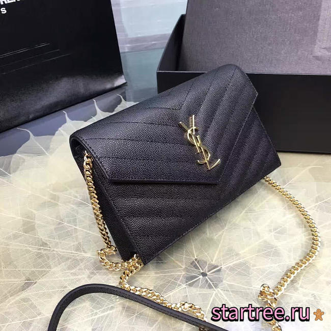 ysl monogram college black gold CohotBag 5065 - 1