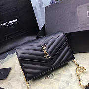 ysl monogram college black gold CohotBag 5066 - 1