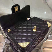 Chanel Calfskin Small Flap Bag Black- A98256 - 20x13x8cm - 4