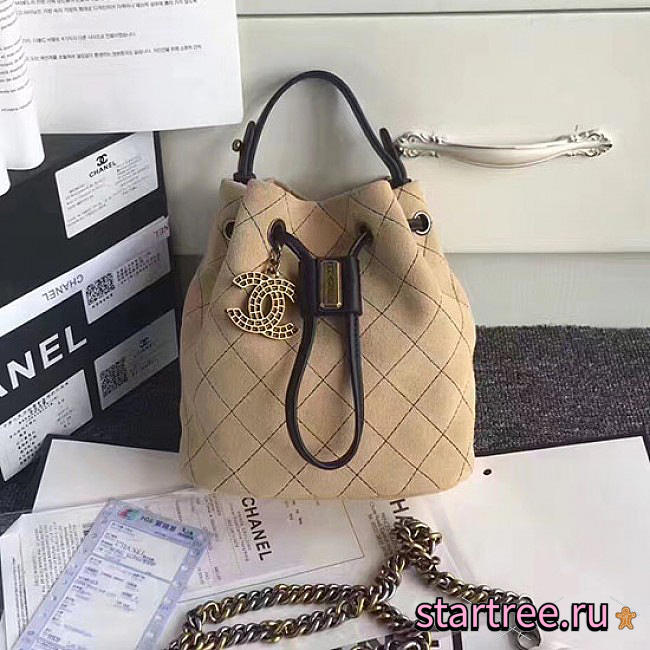 Chanel calf leather mini bucket bag CohotBag 170304 vs05087 - 1