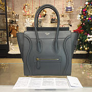 CohotBag celine leather gray micro luggage z1072 - 1