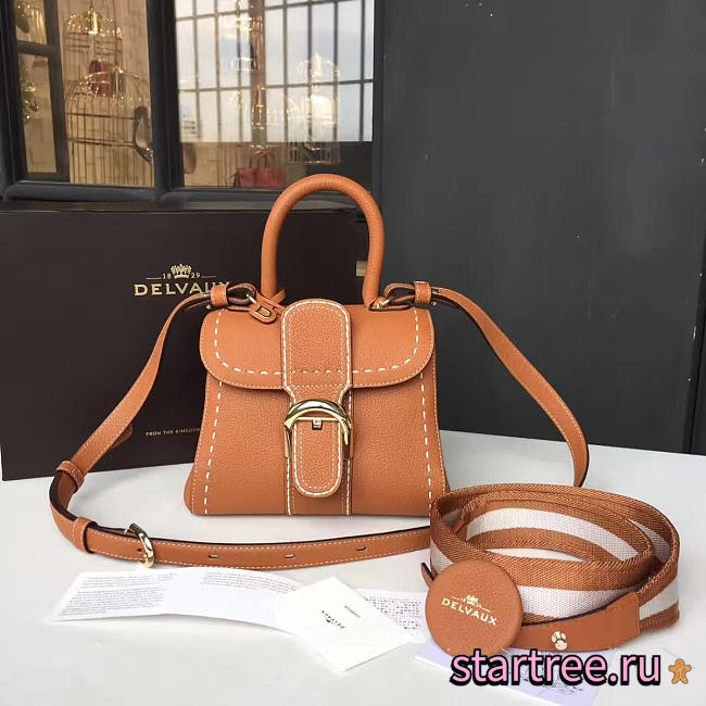 DELVAUX | mini brillant satchel orange 1486 - 1