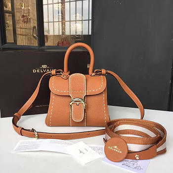 DELVAUX | mini brillant satchel orange 1486