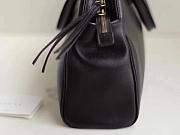 gucci re(belle) suede medium top handle bag ‎516459 black CohotBag 2018 - 4