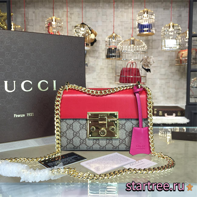 gucci gg leather padlock CohotBag 2168 - 1