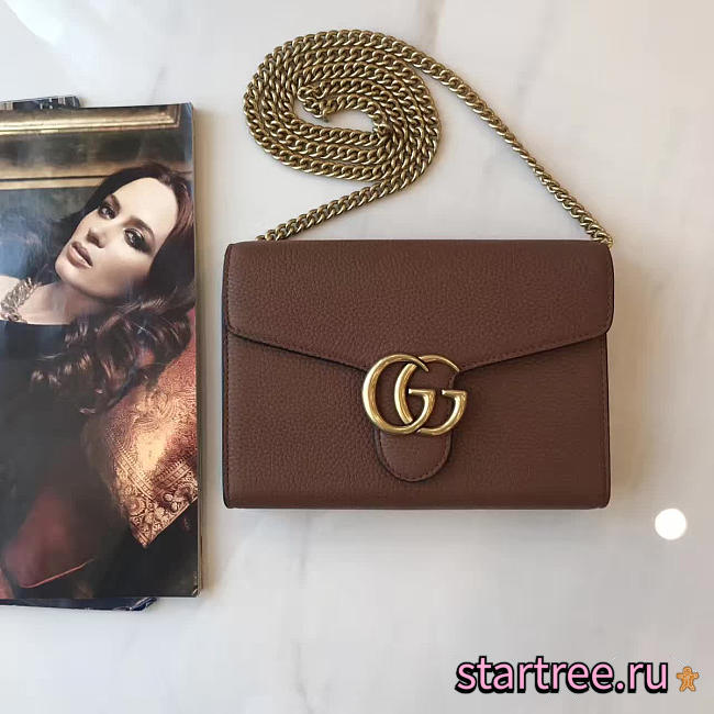 Gucci GG Leather Woc - 20cm x 14cm x 4.5cm - 1