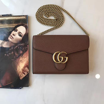 Gucci GG Leather Woc - 20cm x 14cm x 4.5cm