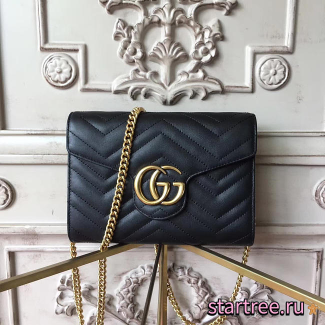 Gucci Marmont Matelasse Mini- 474575DTD1T -20×13×6 cm - 1