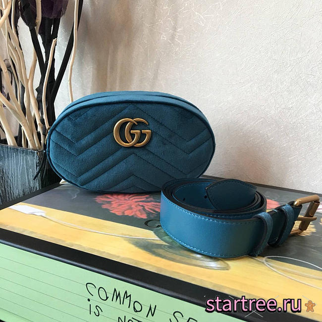 gucci marmont pocket blue 2626 - 1