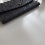 Louis Vuitton Emilie Wallet Noir Monogram - M62369 - 19x10x2cm - 4