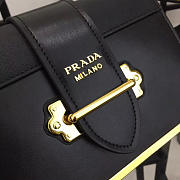 CohotBag prada cahier leather shoulder bag 1bd045 black - 4