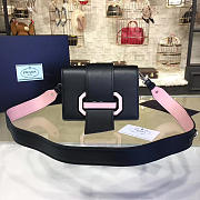 CohotBag prada plex ribbon bag black and pink 4249 - 1