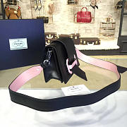 CohotBag prada plex ribbon bag black and pink 4249 - 5