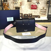 CohotBag prada plex ribbon bag black and pink 4249 - 4