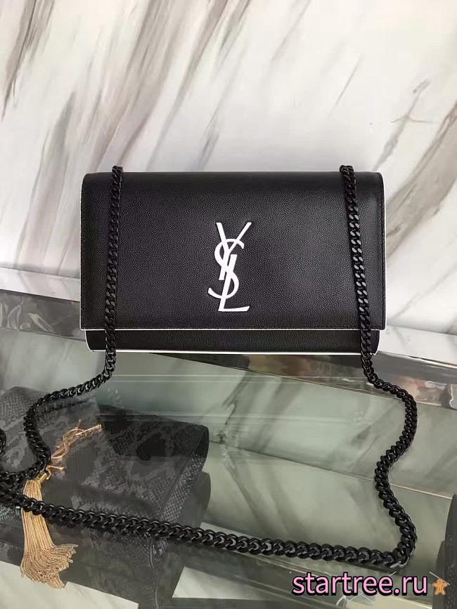 ysl monogram kate in grain de poudre embossed leather CohotBag 5008 - 1