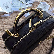 chanel bowling bag jersey & gold-tone metal CohotBag a69924 black - 5