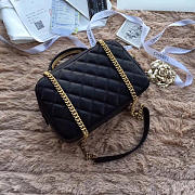 chanel bowling bag jersey & gold-tone metal CohotBag a69924 black - 3