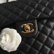 Chanel Quilted Lambskin Large Backpack Black Gold Hardware - 6