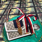 Gucci Sylvie GG White - 25.5x17x8cm - 5