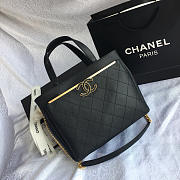 Chanel Small Shopping Bag Balck A57563 -26x21x13Cm - 1