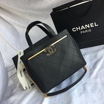 Chanel Small Shopping Bag Balck A57563 -26x21x13Cm
