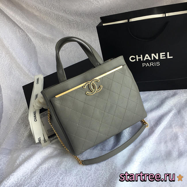 Chanel Small Shopping Bag Gray A57563 - 26x21x13Cm - 1