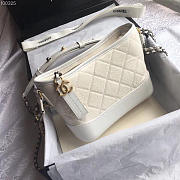 chanel's gabrielle small hobo bag white CohotBag   - 1