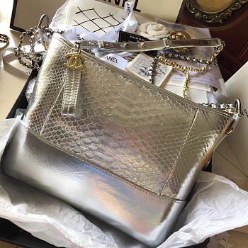 chanel's gabrielle hobo bag silver small/large CohotBag 