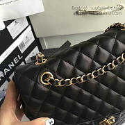 Chanel quilted lambskin backpack black gold hardware medium CohotBag - 5