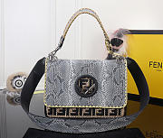 FENDI | Logo FF Handbag - 25cm x 18cm x 10cm - 1