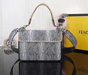 FENDI | Logo FF Handbag - 25cm x 18cm x 10cm - 5