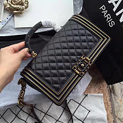 CohotBag chanel new original single bag black - 5