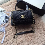 CohotBag chanel original snake skin black - 1