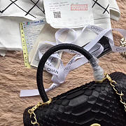 CohotBag chanel original snake skin black - 3