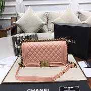 Chanel Sheepskin Classic Diamond Hot Mom Burst Pink Glog Hardware A67086 - 25cm - 4