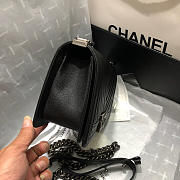 CohotBag chanel original quality 67086 large v fine ball black silver hardware - 6