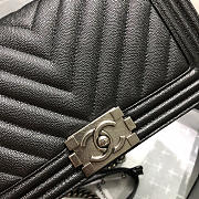 CohotBag chanel original quality 67086 large v fine ball black silver hardware - 5