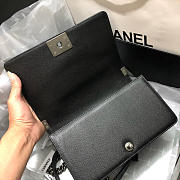 CohotBag chanel original quality 67086 large v fine ball black silver hardware - 3