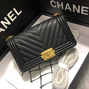 CohotBag chanel original quality 67086 large v fine ball black gold hardware - 5