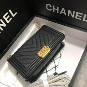 CohotBag chanel original quality 67086 large v fine ball black gold hardware - 3