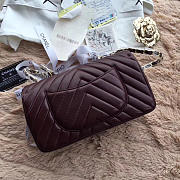 CohotBag chanel original single bag wine red - 5