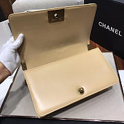  Chanel Sheepskin Classic Rhombic Hot Mom Explosion Apricot Bronze Hardware -A67086 -25cm - 3