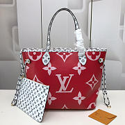 Louis Vuitton | Neverfull MM M44568 Red Spell - 1