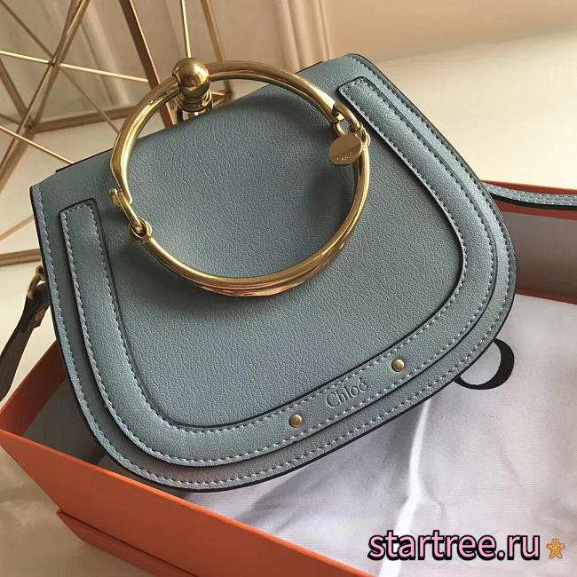 Chloé croy handbag 123888 medium light blue - 1