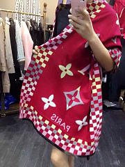 CohotBag lv cashmere long scarf a10 red - 5