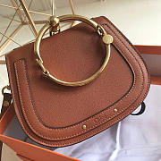 Chloé croy handbag 123888 medium brown - 1