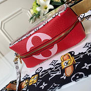 CohotBag lv beach clutch jelly pack m67610 red - 2