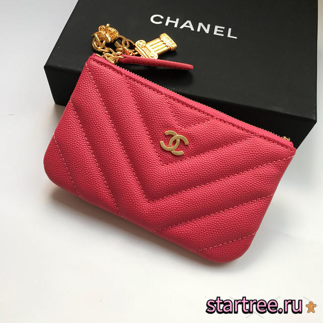 Chanel Wallet 82365 Red - 1